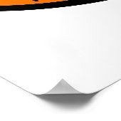 Prison Orange N'est Pas Ma Couleur Affiche Drôle (Coin)