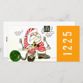 PRISON SANTA FEESTDAGENKAART (Voorkant / Achterkant)