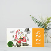 PRISON SANTA FEESTDAGENKAART (Staand voorkant)