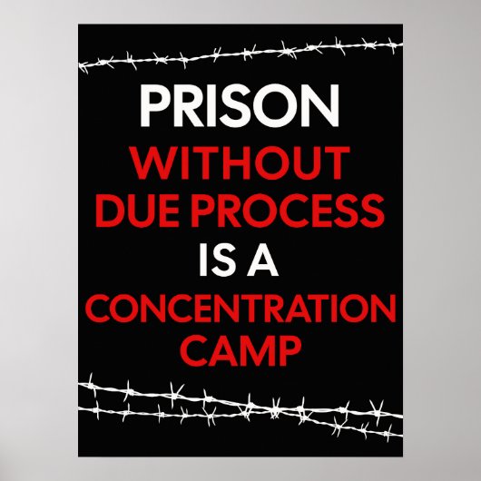 Prison Without Due Process Poster & DOWNLOAD (Voorkant)