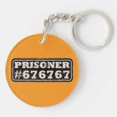 Prisoner 67 Meme Sleutelhanger (Achterkant)