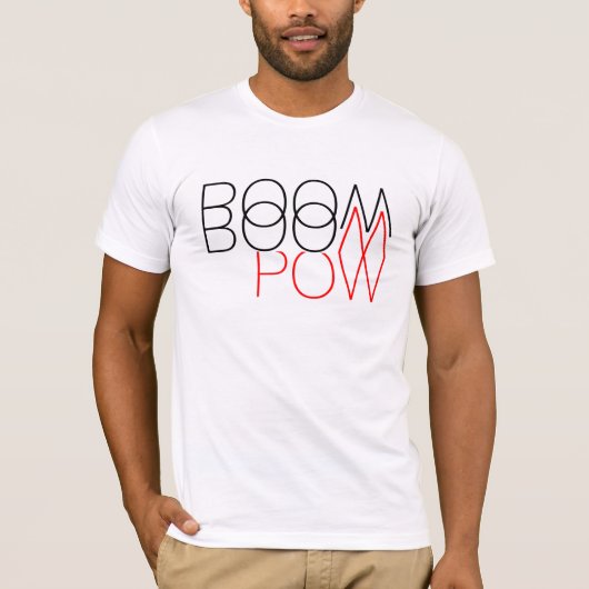 PRISONNIER DE GUERRE DE BOOM DE BOOM. T-shirt (Devant)