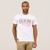 PRISONNIER DE GUERRE DE BOOM DE BOOM. T-shirt (Devant entier)