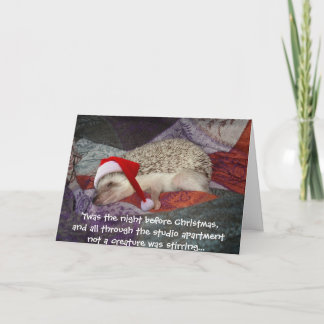 prissy_santa, 'Dit was de avond voor Kerstmis,... Feestdagen Kaart