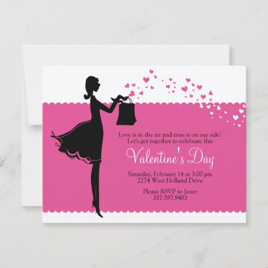 Prissy Valentine Invitations (Devant)