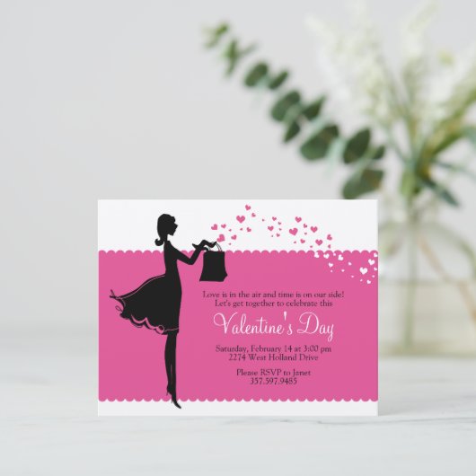 Prissy Valentine Invitations (Debout devant)