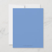 Pristine Blauw en Wit Santorini Save The Date (Achterkant)