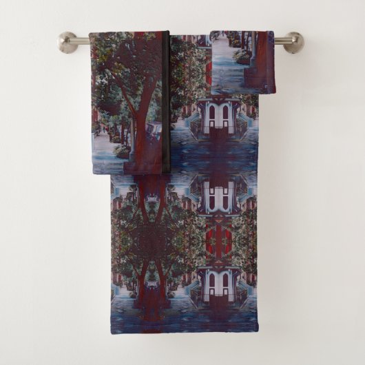 Pristine Walk op 19th Street, NYC Bad Handdoek (Insitu)