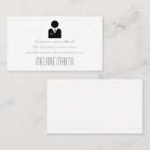 Pristine Zakelijke Icoon Visitekaartje (Voorkant / Achterkant)