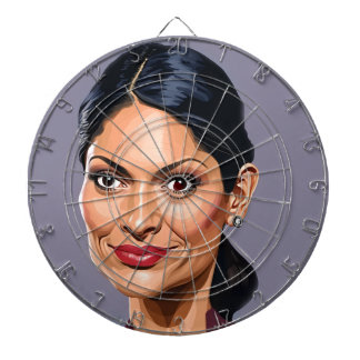 Priti Patel 1 Dartboard Dartbord