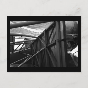 pritzker pavilion : winter (b&w) briefkaart