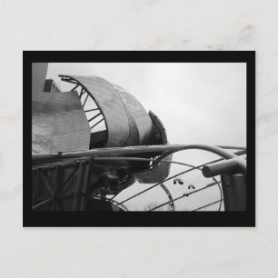 pritzker pavilion : winter (b&w) briefkaart