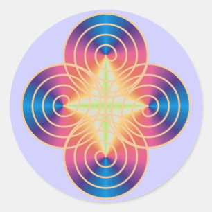 Priurale prismstickers ronde sticker