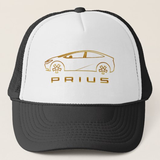 Prius 2023 Ev Auto Goud Trucker Pet (Voorkant)