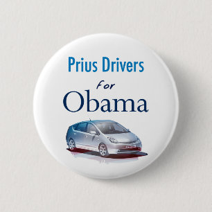 Prius Drivers voor Obama Button