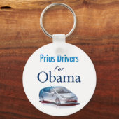 Prius Drivers voor Obama Sleutelhanger (Voorkant)