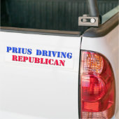 priusdriving republikeins bumpersticker (Op Truck)