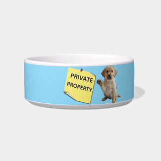 Privaat eigendom voerbakje
