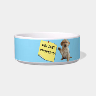 Privaat eigendom voerbakje