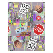 Privacy Anti-AI tablet Tafelkleed (Voorkant)