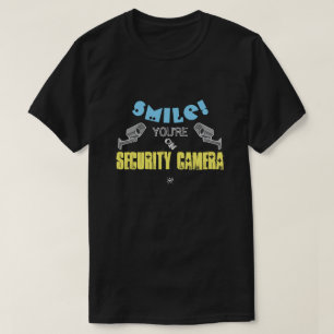 Privacy & beveiligingcamera sarcastische grap v2 t-shirt