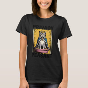 Privacy Boerenkinkel Kat Liefhebber Kat Bak Grappi T-shirt