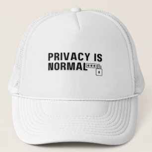 Privacy is normaal trucker pet