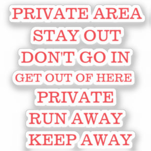 PRIVACY-STICKERS STICKER