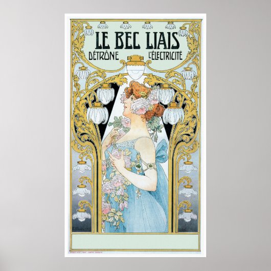 Privat-Livemont Poster Print: Le bec Liais (Voorkant)