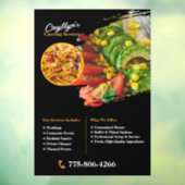 Private Catering Custom Window Cling Raamsticker (Vel 3)