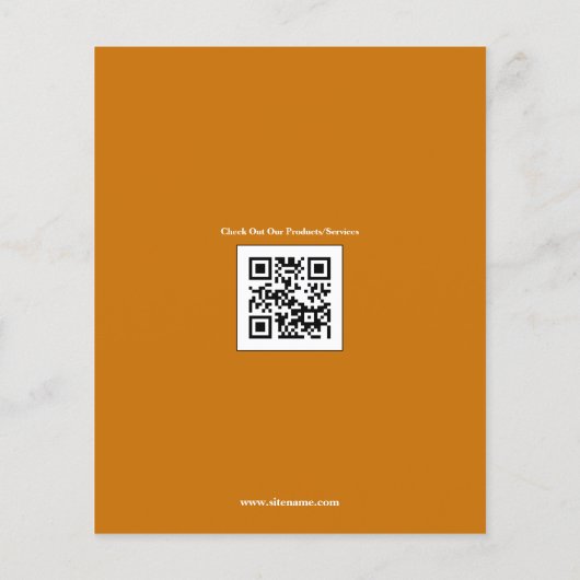 Private Catering Services Custom Flyer (Achterkant)