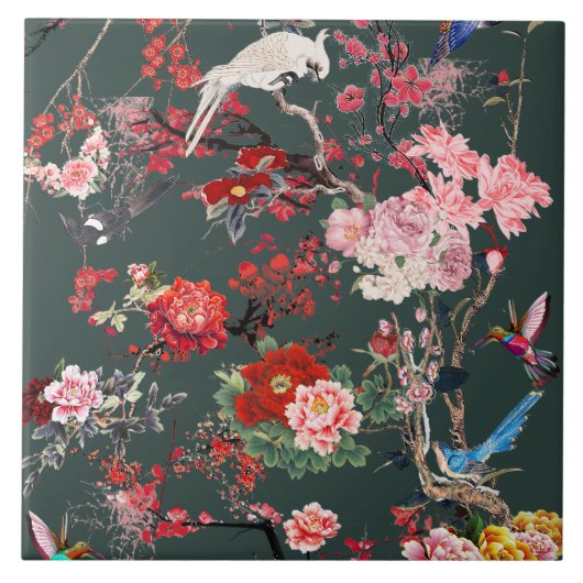 Private Chinese Garden (I) Tegeltje (Voorkant)