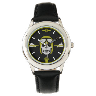 Private en commerciële piloot horloge en klok cade