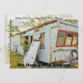 Private Funny Changement d'adresse Carte : Remorqu (Devant / Derrière)