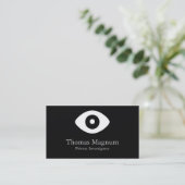 Private Investigator Eye Visitekaartje (Staand voorkant)