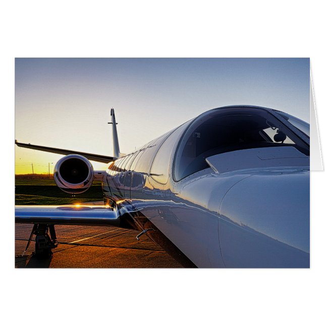 Private Jet Airplane (Voorkant Horizontaal)