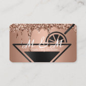 Private Party Bartender voor uw speciale evenement Visitekaartje (Voorkant)