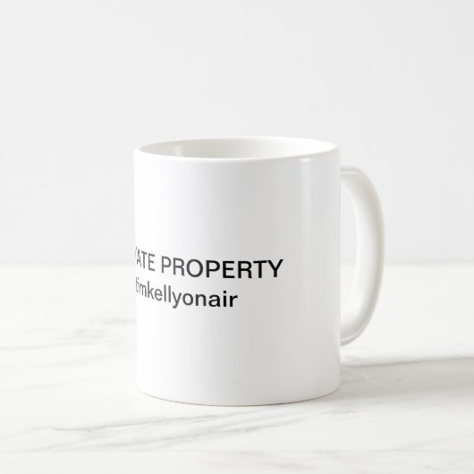 Private Property Mug (Devant droit)