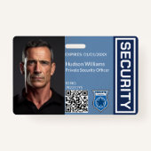 Private Security Officer Foto-ID-badge Badge (Voorkant)