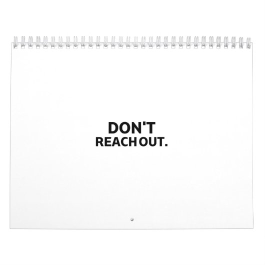 Privé Architectuur | Don't Reach Out Visueel  Kalender (Hoes)