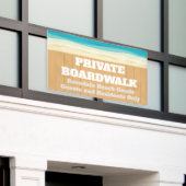 Privé Boardwalk Custom Beach Condo Complex Spandoek (Buitenkant Gebouw)