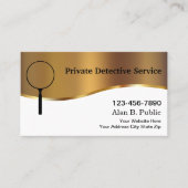 Privé detective Visitekaartjes (Voorkant)