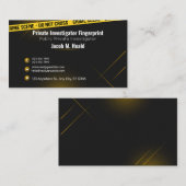 privé-detective visitekaartjes (Voorkant / Achterkant)