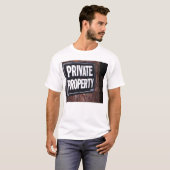 privé-eigendom t-shirt (Voorkant volledig)