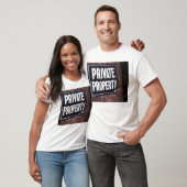privé-eigendom t-shirt (Unisex)