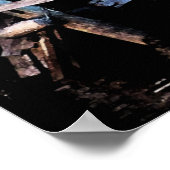 Privé-eigendom Wrecked Boat Dock Poster (Hoek)