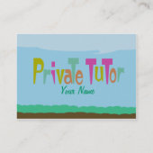 Privé-gesprekspartner Visitekaartje (Achterkant)