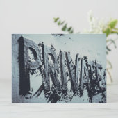 Privé Herenfeest Kaart (Staand voorkant)