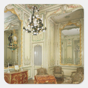 Privé kamer van de Dauphine Marie-Josephe Vierkante Sticker