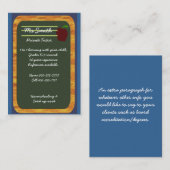 privé-leraar visitekaartje (Voorkant / Achterkant)